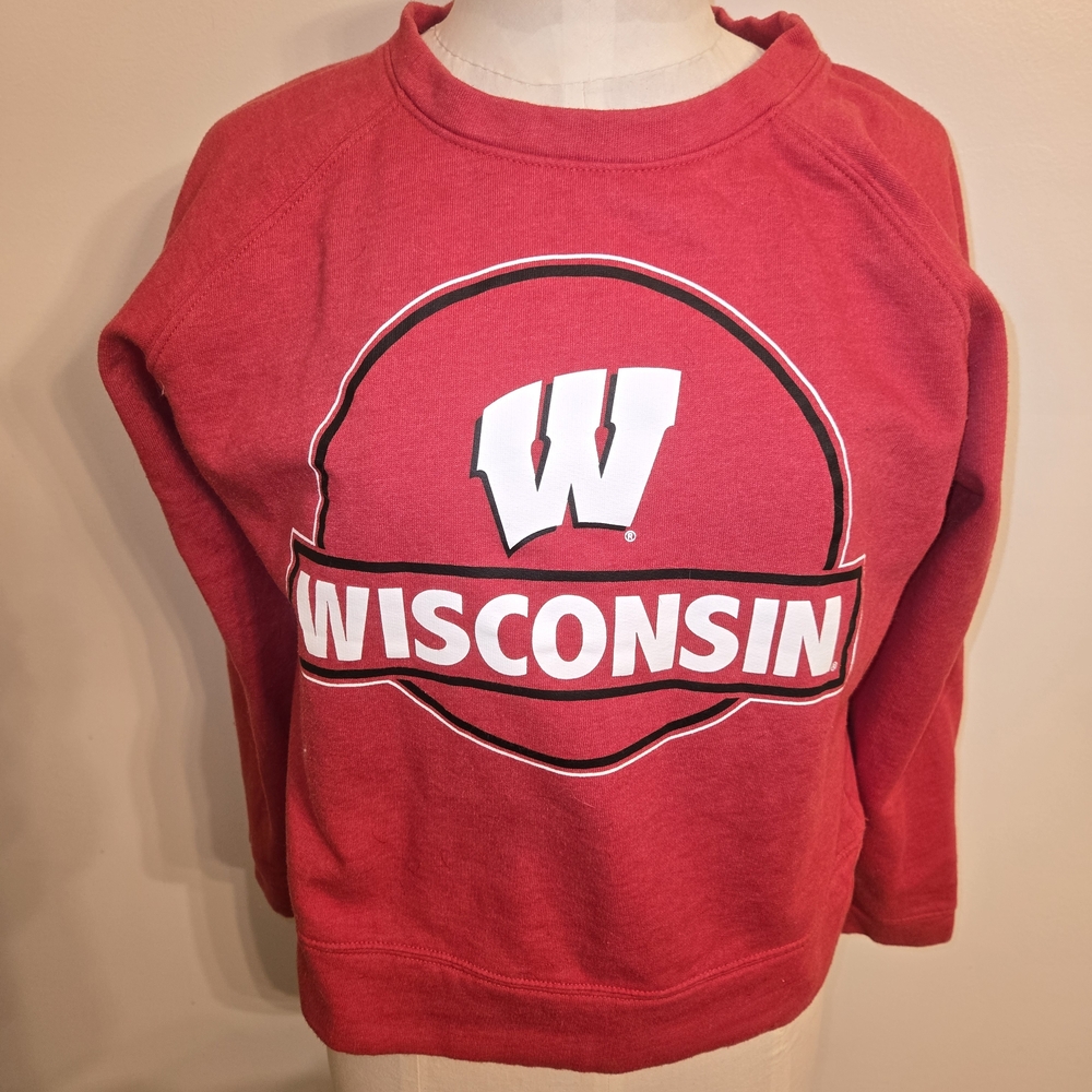 Red Wisconsin Sweatshirt